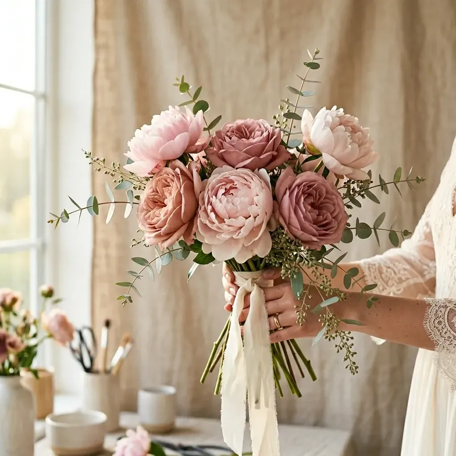 Buquê de noiva elaborado