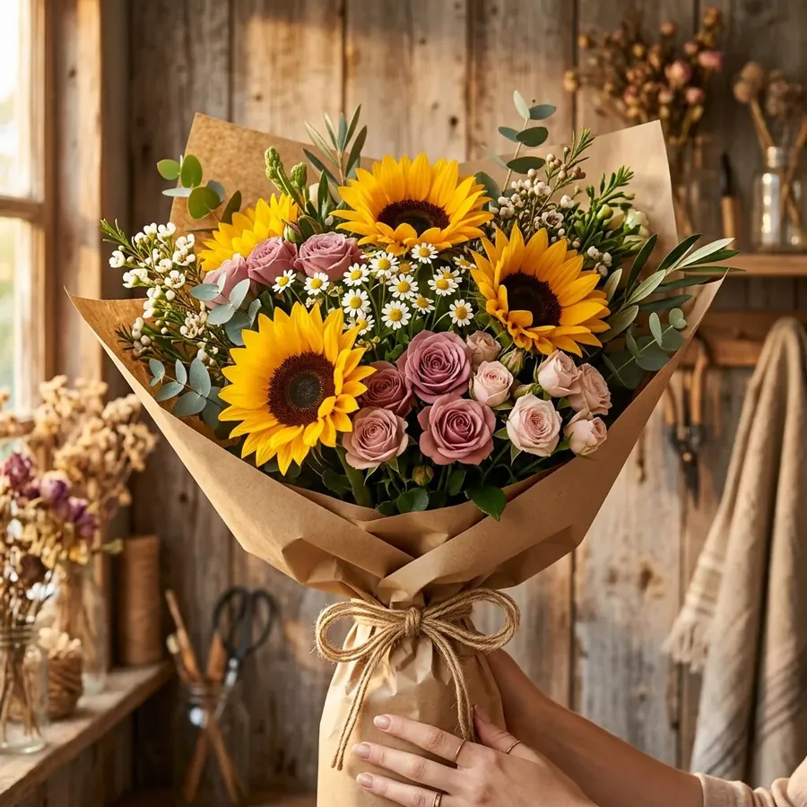 Buquê de girassóis